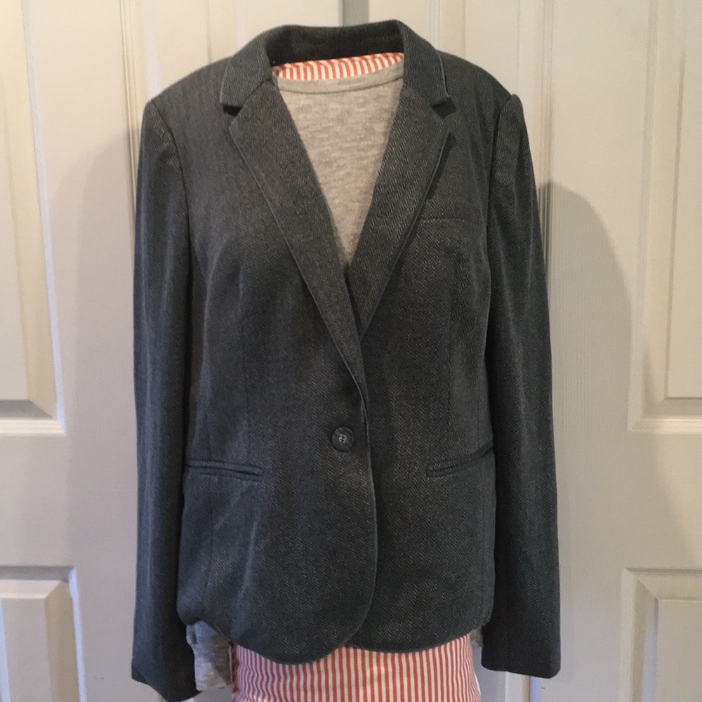 Beautiful Limited Herringbone Blazer Size L